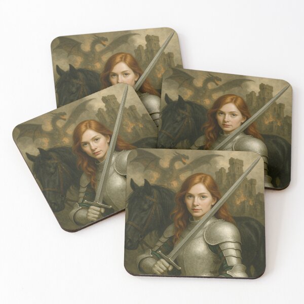 Item preview, The Maiden Knight and the Fallen Keep designed and sold by DibujandoPorfa.