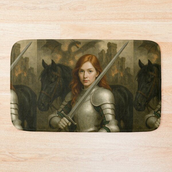 Item preview, The Maiden Knight and the Fallen Keep designed and sold by DibujandoPorfa.