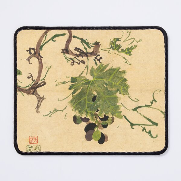 Item preview, Traditional Korean Grape Painting Fruit Art Print Botanical Asian Vintage Art designed and sold by allpalgo.