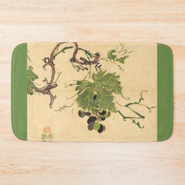 Item preview, Traditional Korean Grape Painting Fruit Art Print Botanical Asian Vintage Art designed and sold by allpalgo.