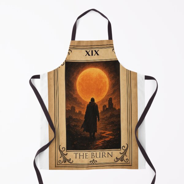 Item preview, XIX – The Burn | Ash Reckoning Tarot Sticker designed and sold by Ashes & intent .