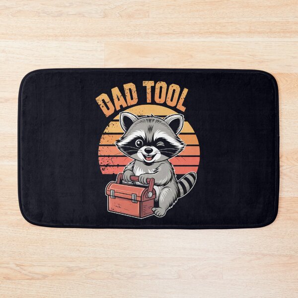 Item preview, Adorable Raccoon Dad - Father's day - Tool Buddy with Toolbox  designed and sold by Taans-Creation.