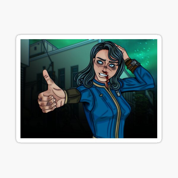 Vista previa del artículo con la obra «Nora, única superviviente de Fallout 4», diseñado y vendido por Jay Henderson Frazier.
