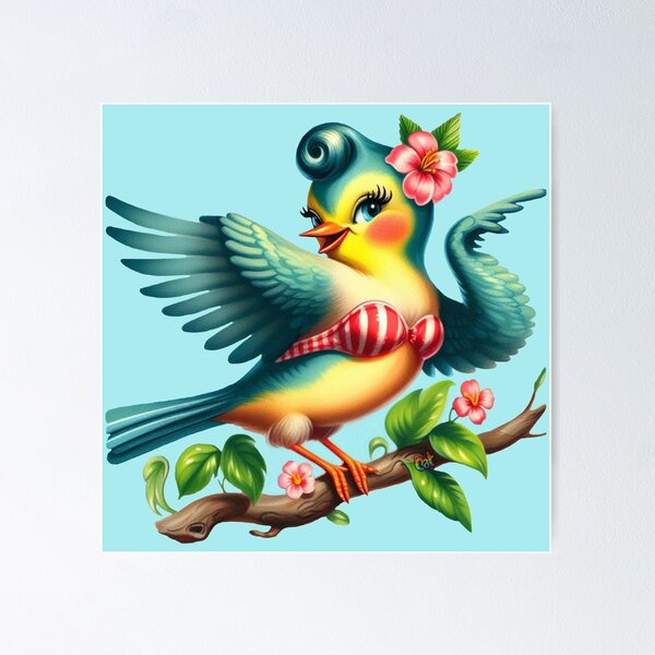 Item preview, Flirty Bird Summer designed and sold by CAutumnTrapp.