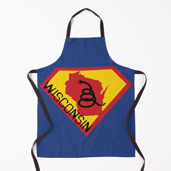 Item preview, WISCONSINITE SHIELD - Freedom Is The Superpower - Modern Gadsden Snake Flag - Dont Tread On Me SUPERHERO WISCONSIN spellout design designed and sold by pelagio.