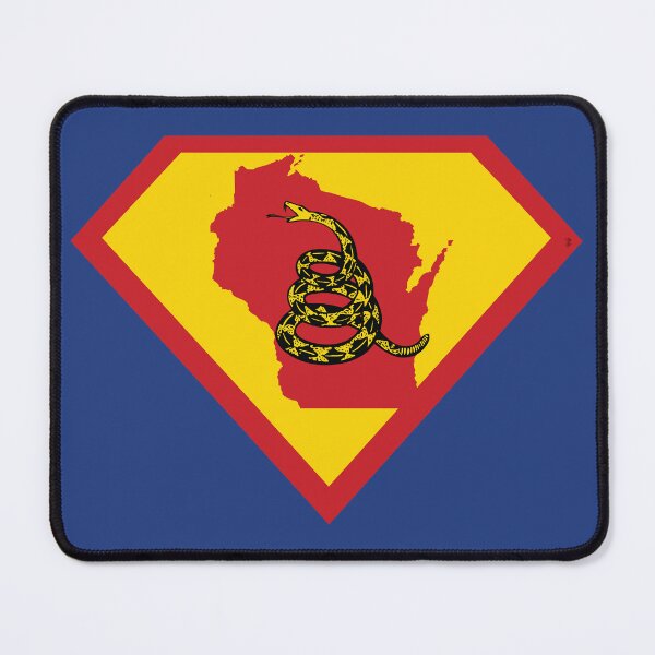 Item preview, WISCONSINITE SHIELD - Freedom Is The Superpower - Gadsden Snake Flag - Dont Tread On Me SUPERHERO WISCONSIN design designed and sold by pelagio.