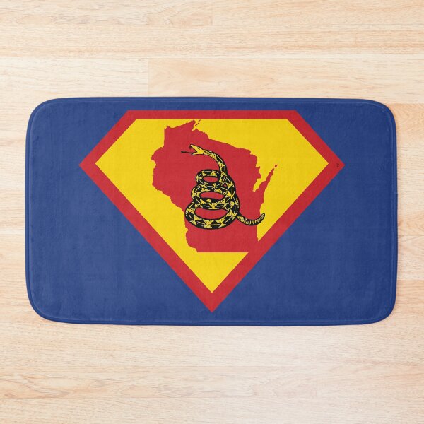 Item preview, WISCONSINITE  SHIELD - Freedom Is The Superpower -  Gadsden Snake Flag - Dont Tread On Me SUPERHERO WISCONSIN  design designed and sold by pelagio.