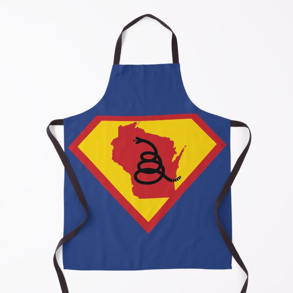 Item preview, WISCONSINITE SHIELD - Freedom Is The Superpower - Modern Gadsden Snake Flag - Dont Tread On Me SUPERHERO WISCONSIN design designed and sold by pelagio.