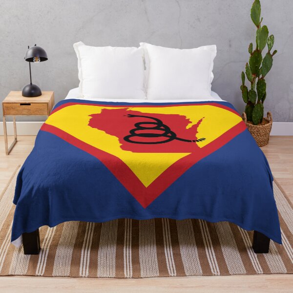 Item preview, WISCONSINITE  SHIELD - Freedom Is The Superpower - Modern Gadsden Snake Flag - Dont Tread On Me SUPERHERO WISCONSIN  design designed and sold by pelagio.