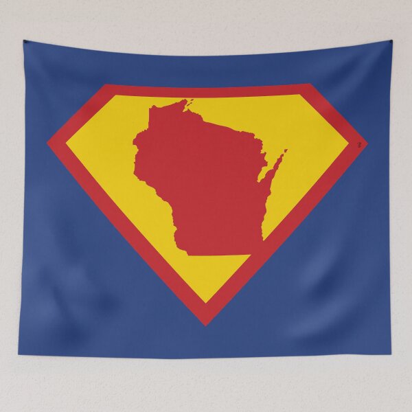 Item preview, WISCONSINITE   SHIELD - Freedom Is The Superpower -   SUPERHERO WISCONSIN  design designed and sold by pelagio.