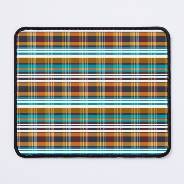 Item preview, Butterscotch and Teal Plaid designed and sold by Sharon Schwalbe.