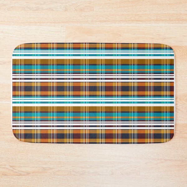 Item preview, Butterscotch and Teal Plaid designed and sold by Sharon Schwalbe.