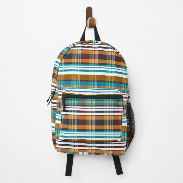 Item preview, Butterscotch and Teal Plaid designed and sold by Sharon Schwalbe.