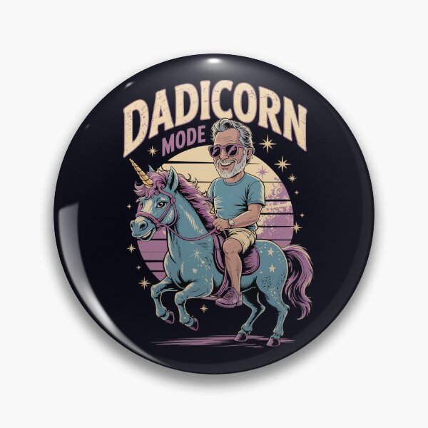 Item preview, Dadicorn Mode Activated – Father's day – Cool Dad on Unicorn designed and sold by Taans-Creation.