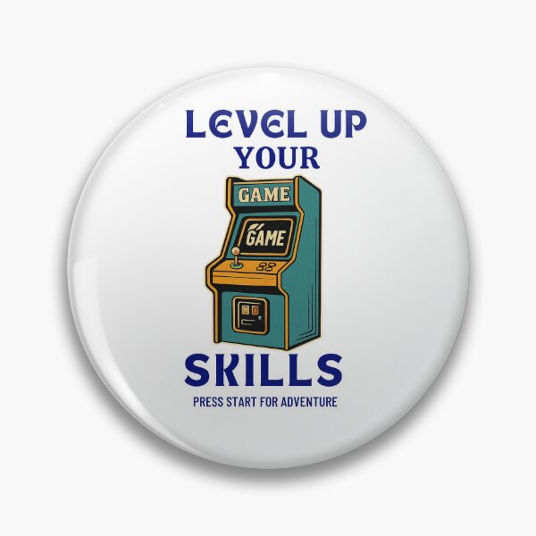 Item preview, Level Up Arcade – Retro Gaming Machine Design designed and sold by JenniferCreaArte .