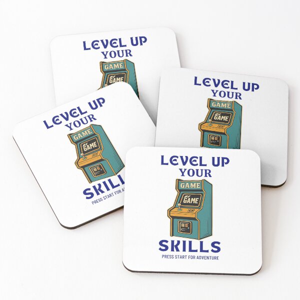 Item preview, Level Up Arcade – Retro Gaming Machine Design designed and sold by JenniferCreaArte .