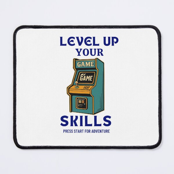 Item preview, Level Up Arcade – Retro Gaming Machine Design designed and sold by JenniferCreaArte .