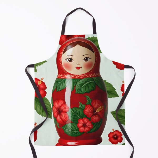 Item preview, Malaysia Hibiscus (Bunga Raya) Matryoshka Doll Art designed and sold by HeartfulBloom.