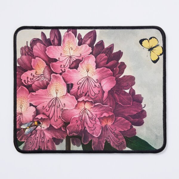Item preview, Purple Pink Flowers from The Temple of Flora (1807) designed and sold by PureVintageLove.