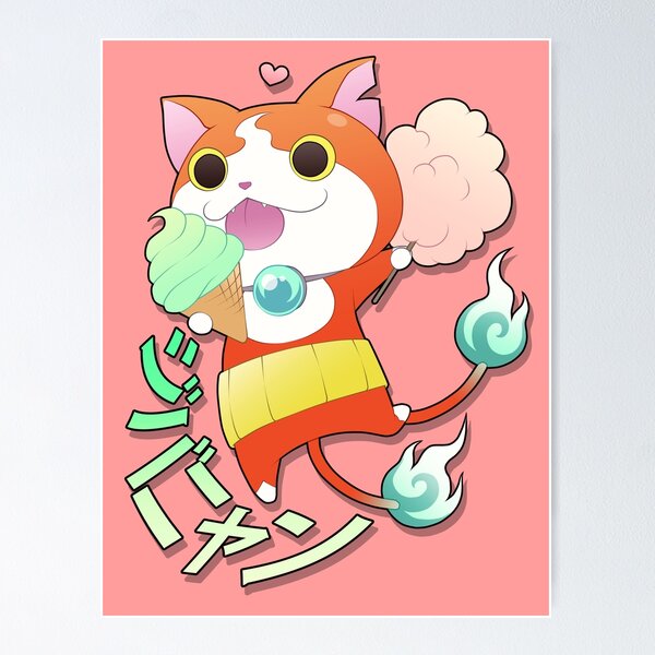 Yo - Kai Watch - Jibanyan #093 Poster for Sale by PrincessCatanna