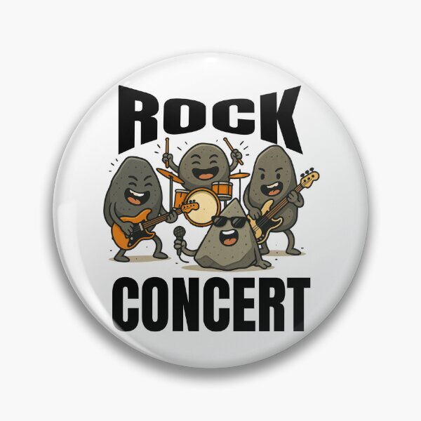 Item preview, Rock Concert Funny Rocks Band  designed and sold by BeansHotTees.