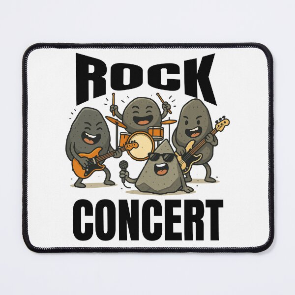 Item preview, Rock Concert Funny Rocks Band designed and sold by BeansHotTees.