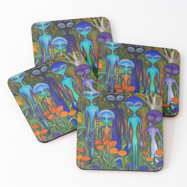 Item preview, Aliens In the Garden designed and sold by TheDarkWardrobe.