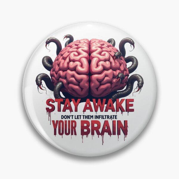 Item preview, Stay Awake – Mind Control Warning Design designed and sold by BeamiCreations.