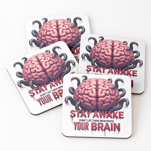 Item preview, Stay Awake – Mind Control Warning Design designed and sold by BeamiCreations.