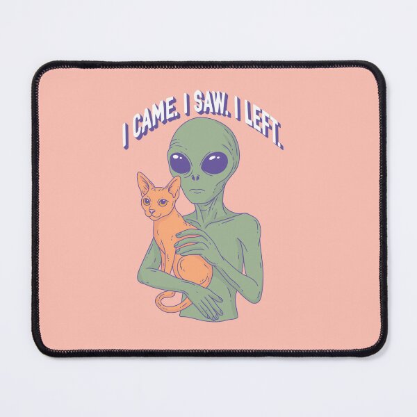Item preview, Alien Exit Strategy with Cat designed and sold by Jess.a.creates.