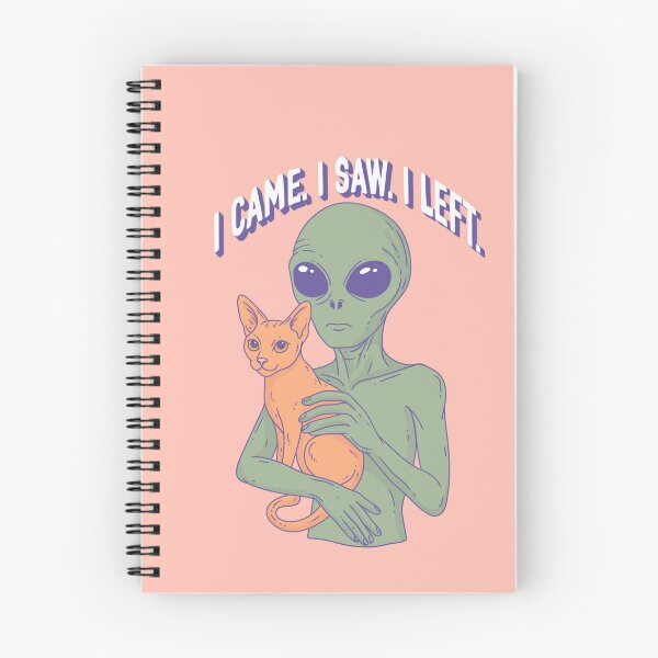 Item preview, Alien Exit Strategy with Cat designed and sold by Jess.a.creates.