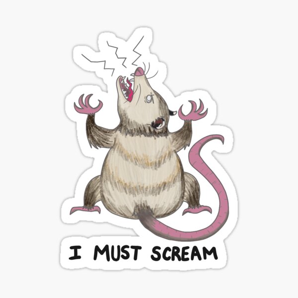 Item preview, Opossum Must Scream designed and sold by Raine55.
