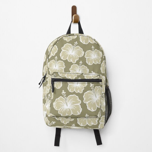 Item preview, Tropical Hibiscus Flower Pattern in Neutral Tones designed and sold by quickkdesign.