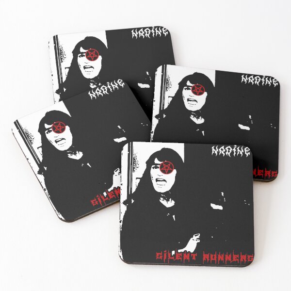 Item preview, Nadine - Silent Runners - black metal album cover parody designed and sold by xray-vex.