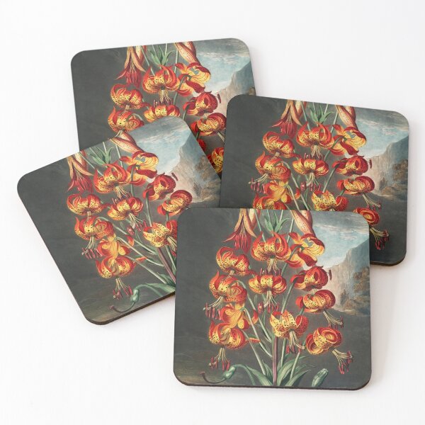 Item preview, The Superb Lily – Dramatic Vintage Botanical Art Print 1807 designed and sold by PureVintageLove.