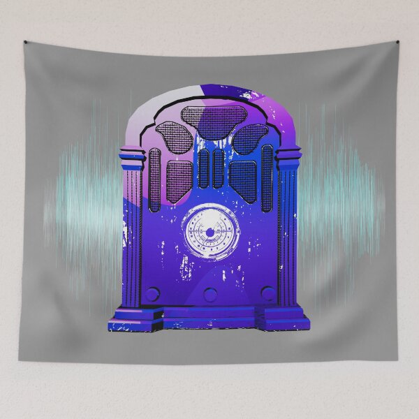 Item preview, Copy of Radio Waves (Blue) designed and sold by NicholasGalarza.