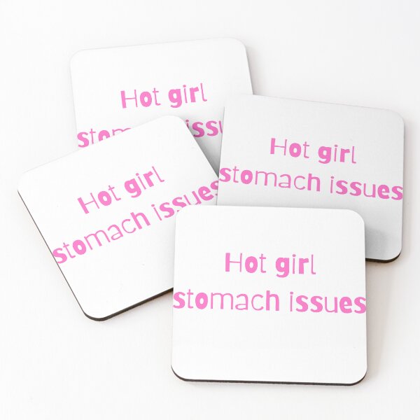 Item preview, Hot girl stomach issues-Funny relatable sticker designed and sold by studiomiro.