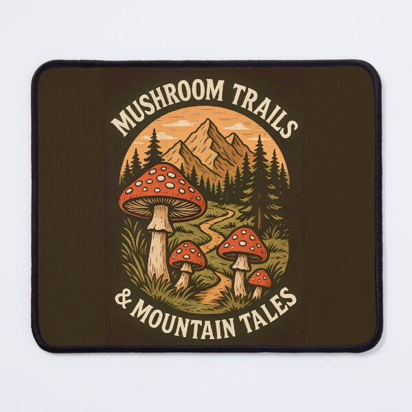 Item preview, Fungi Frontier – Mushroom Trails & Mountain Tales designed and sold by UberSpark.