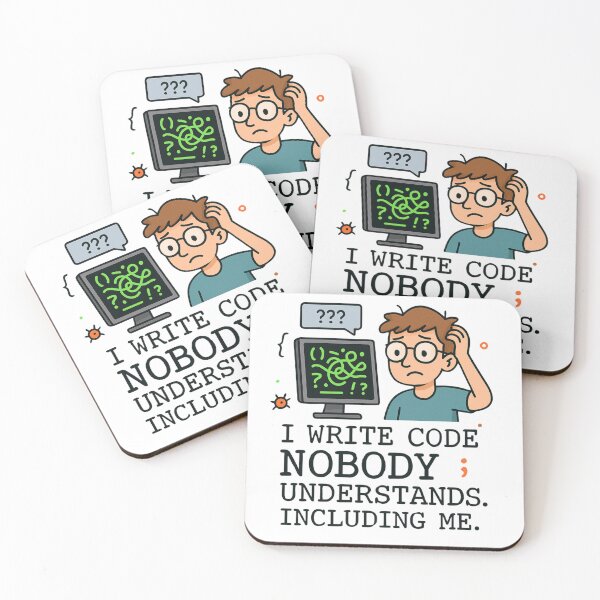 Item preview, I write code nobody understands including me designed and sold by Townee-Shirts.