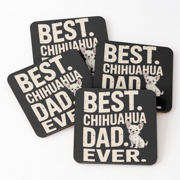 Item preview, Father Of Chihuahuas Best Chihuahua Dad Ever designed and sold by brynatshop.