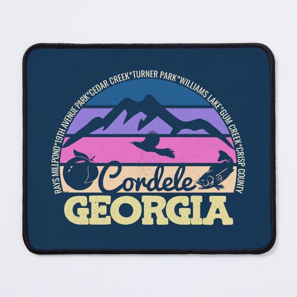 Item preview, Cordele Georgia Sunset Retro Vintage Local Pride Logo designed and sold by CRHPOD20.