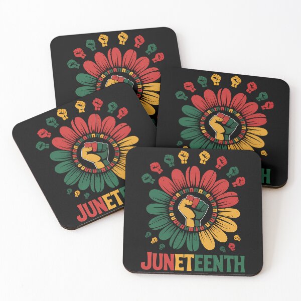 Item preview, Juneteenth Sunflower Black Fists Girls Kids Toddlers Youth designed and sold by brynatshop.