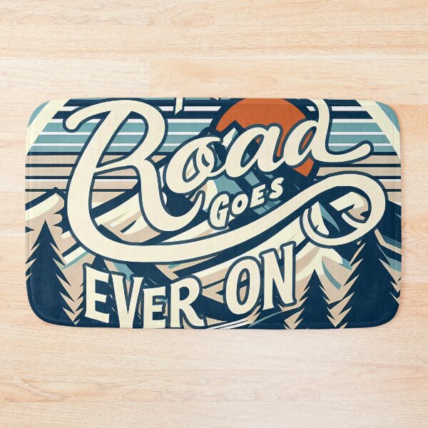 Item preview, The Road Goes Ever On, typography designed and sold by maxmaj.