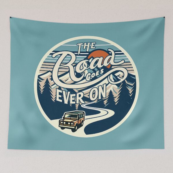 Item preview, The Road Goes Ever On, typography designed and sold by maxmaj.