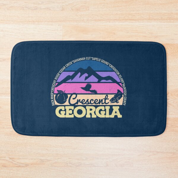 Item preview, Crescent Georgia Sunset Retro Vintage Local Pride Logo designed and sold by CRHPOD20.