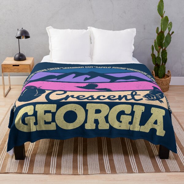 Item preview, Crescent Georgia Sunset Retro Vintage Local Pride Logo designed and sold by CRHPOD20.