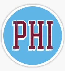 PHI - block abv - 10 Sticker