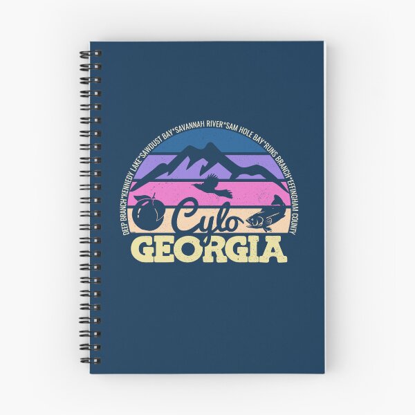 Item preview, Cylo Georgia Sunset Retro Vintage Local Pride Logo designed and sold by CRHPOD20.