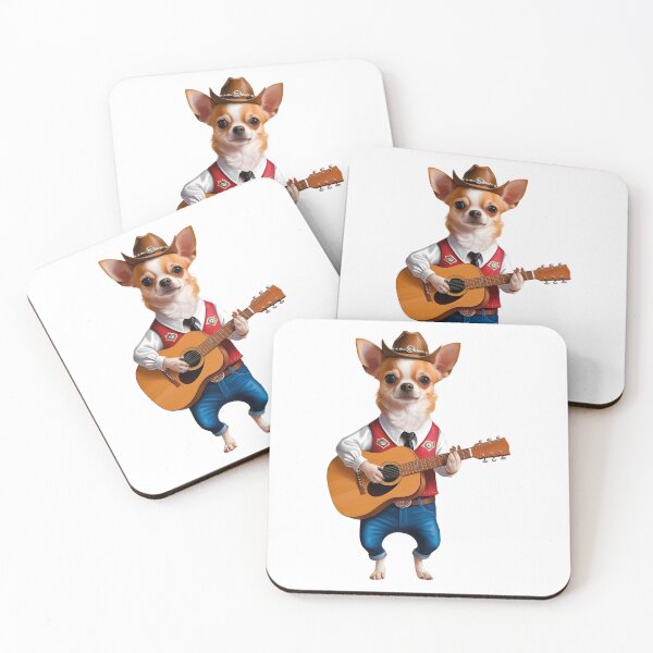 Item preview, Country Singer Chihuahua | Adorable Pup in Cowboy Hat & Boots designed and sold by Fredster1966.