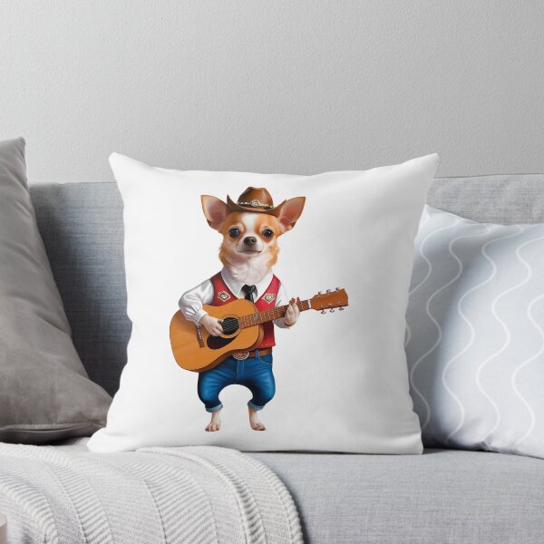 Item preview, Country Singer Chihuahua | Adorable Pup in Cowboy Hat & Boots designed and sold by Fredster1966.